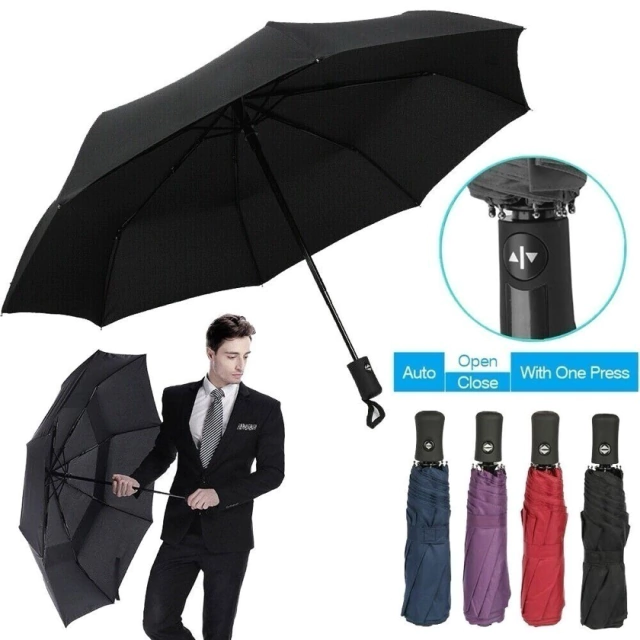 PARAGUAS RETRACTIL AUTOMATICO - Tienda EmeKu